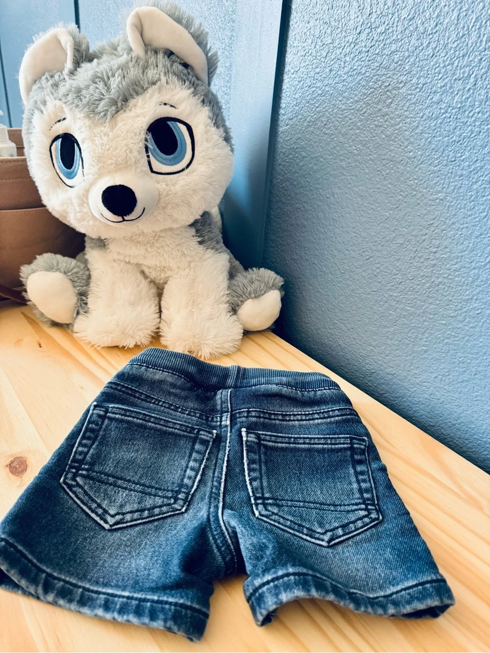 Toddler Dark Wash Denim Shorts